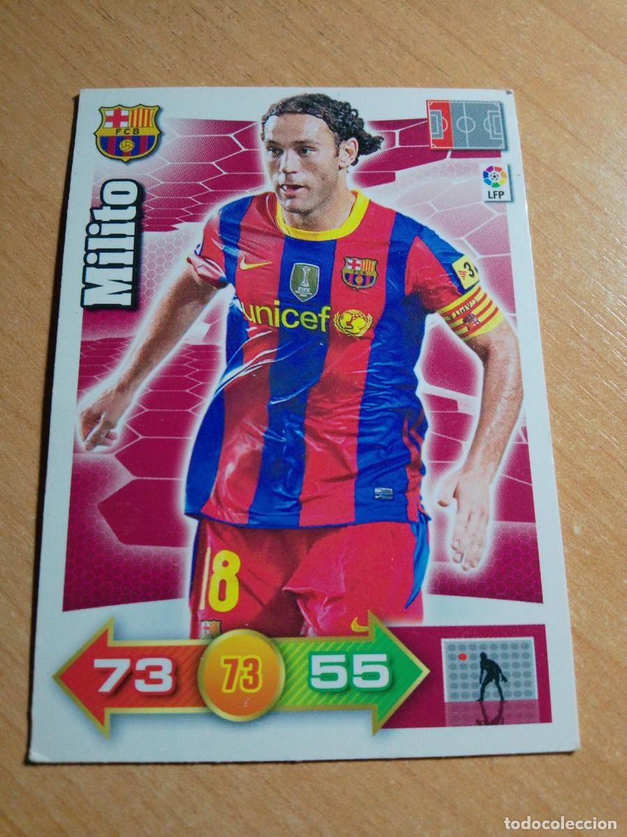 Cromos de f&uacute;tbol: GABI MILITO DEL BARCELONA 10 11 ADRENALYN XL 2010 2011 PANINI