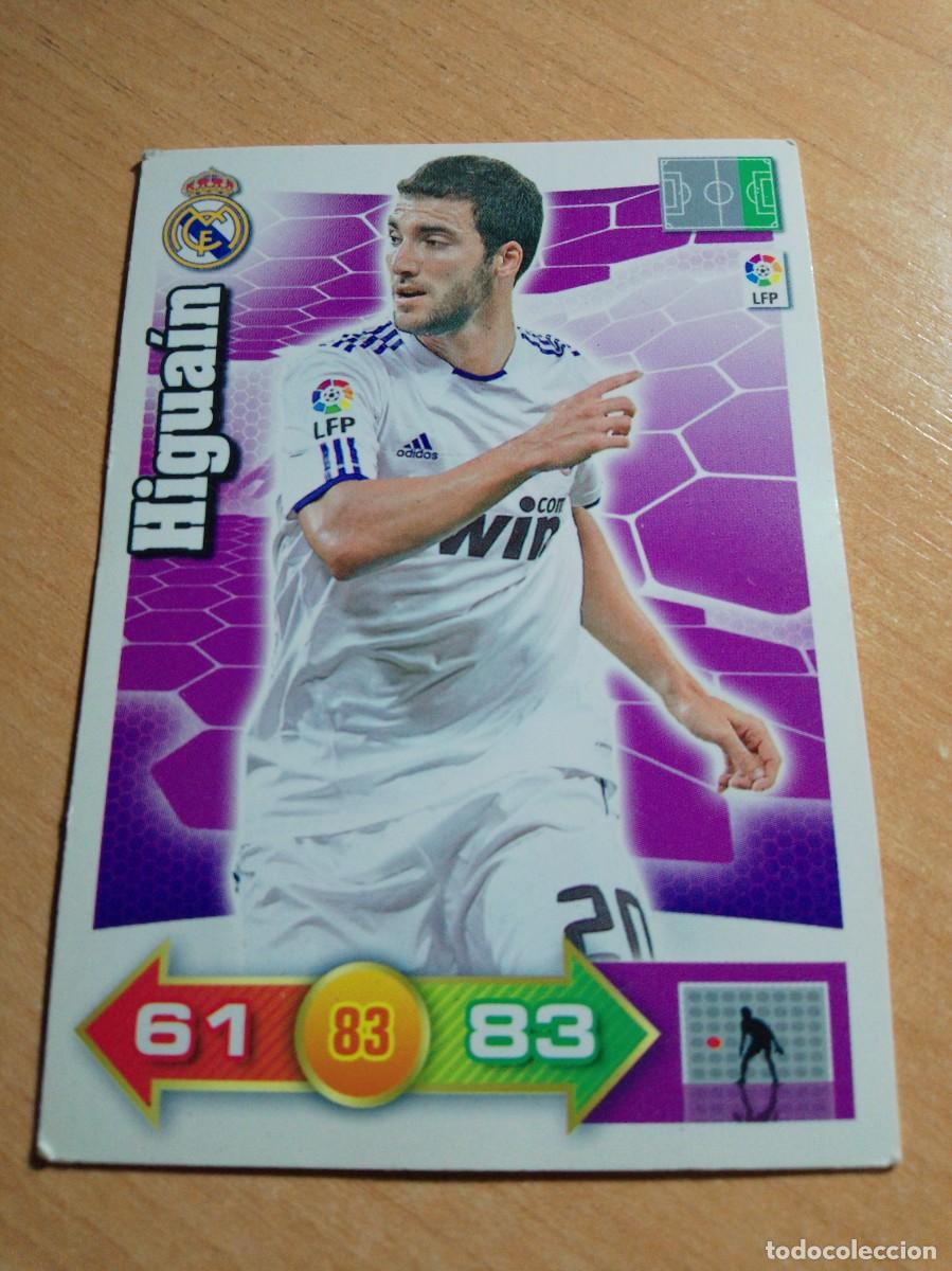 Cromos de f&uacute;tbol: HIGUA&Iacute;N REAL MADRID 10 11 ADRENALYN XL 2010 2011 PANINI