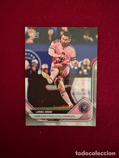 Cromos de f&uacute;tbol: TARJETA TOPPS NOW 2025 - N&deg; 47 - LIONEL MESSI