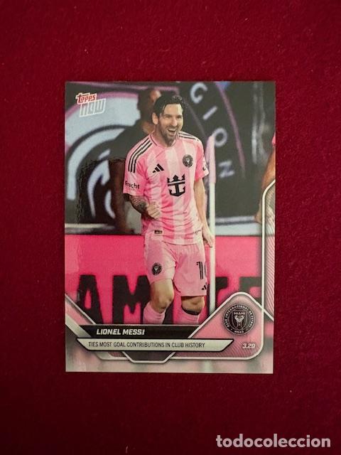 Cromos de f&uacute;tbol: TARJETA TOPPS NOW 2025 - N&deg; 23 - LIONEL MESSI