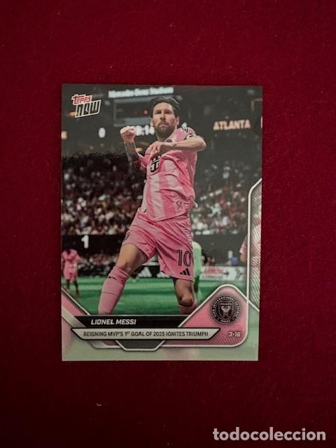 Cromos de f&uacute;tbol: TARJETA TOPPS NOW 2025 - N&deg; 19 - LIONEL MESSI