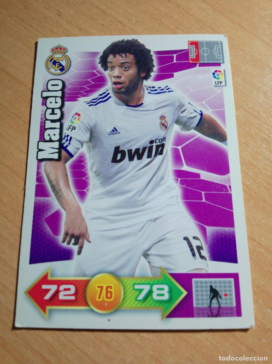 Cromos de f&uacute;tbol: 10 11 ADRENALYN XL MARCELO DEL REAL MADRID 2010 2011 PANINI