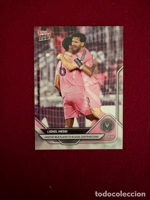 Cromos de f&uacute;tbol: TARJETA TOPPS NOW 2025 - N&deg; 1 - LIONEL MESSI