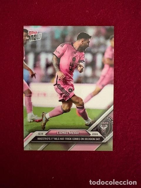 Cromos de f&uacute;tbol: TARJETA TOPPS NOW 2024 - N&deg; 147 - LIONEL MESSI
