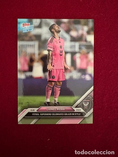 Cromos de f&uacute;tbol: TARJETA TOPPS NOW 2024 - N&deg; 134 - LIONEL MESSI