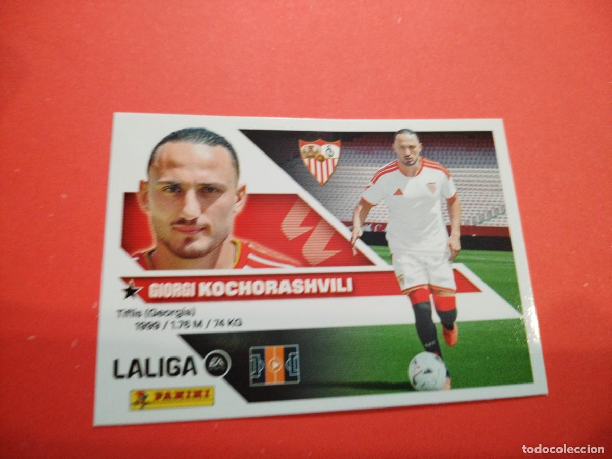 Cromos de f&uacute;tbol: ESTE 2026 2027 FICHAJE N 36 KOCHORASHVILI DEL SEVILLA