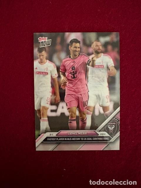 Cromos de f&uacute;tbol: TARJETA TOPPS NOW 2024 - N&deg; 70 - LIONEL MESSI