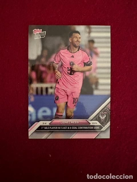 Cromos de f&uacute;tbol: TARJETA TOPPS NOW 2024 - N&deg; 46 - LIONEL MESSI