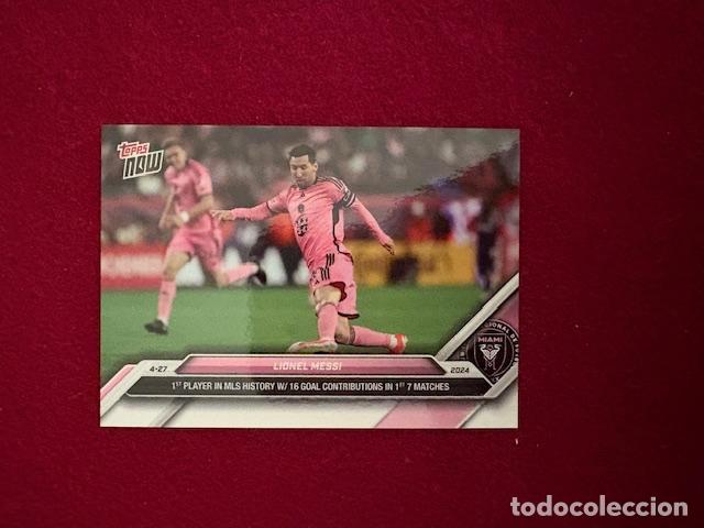 Cromos de f&uacute;tbol: TARJETA TOPPS NOW 2024 - N&deg; 43 - LIONEL MESSI