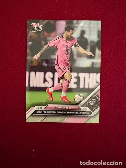Cromos de f&uacute;tbol: TARJETA TOPPS NOW 2024 - N&deg; 38 - LIONEL MESSI