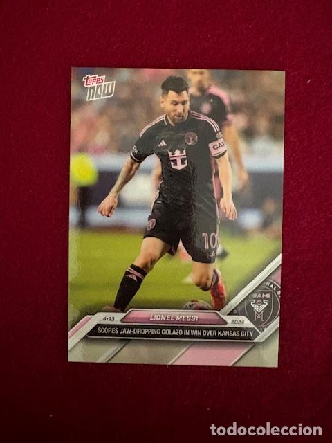 Cromos de f&uacute;tbol: TARJETA TOPPS NOW 2024 - N&deg; 36 - LIONEL MESSI