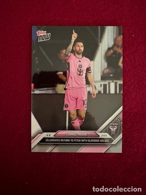 Cromos de f&uacute;tbol: TARJETA TOPPS NOW 2024 - N&deg; 31 - LIONEL MESSI
