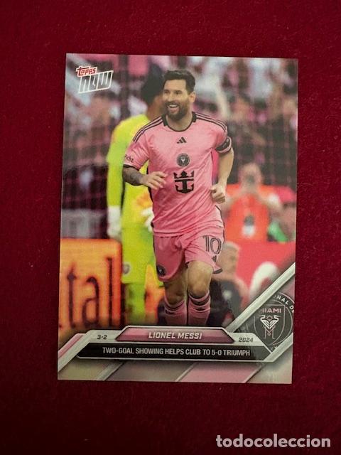 Cromos de f&uacute;tbol: TARJETA TOPPS NOW 2024 - N&deg; 12 - LIONEL MESSI