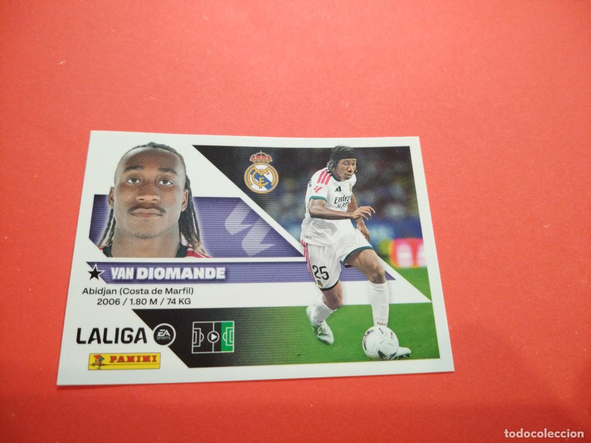 Cromos de f&uacute;tbol: ESTE 2026 2027 FICHAJE N 39 DIOMANDE DEL REAL MADRID