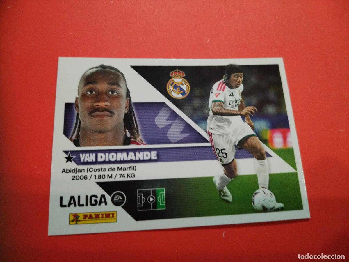 Cromos de f&uacute;tbol: ESTE 2026 2027 FICHAJE N 39 DIOMANDE DEL REAL MADRID