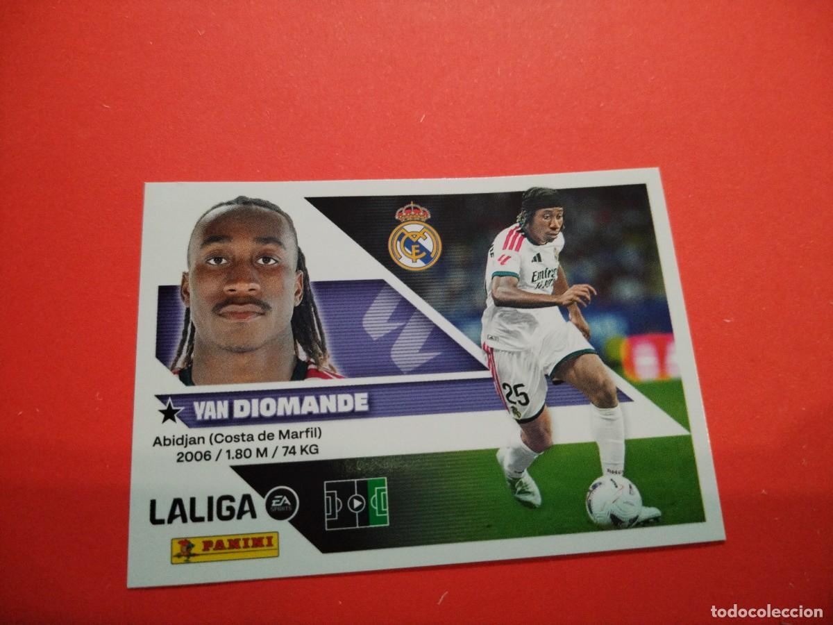 Cromos de f&uacute;tbol: ESTE 2026 2027 FICHAJE N 39 DIOMANDE DEL REAL MADRID