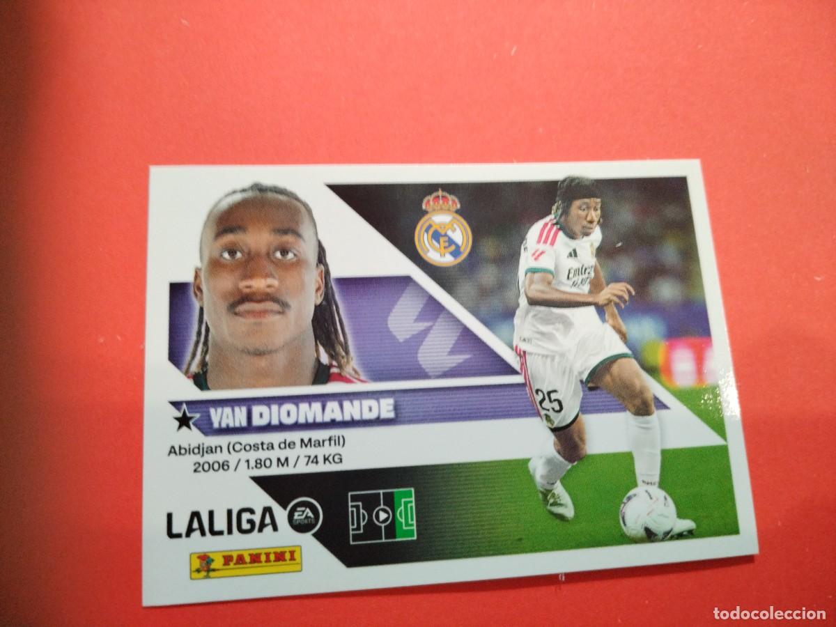 Cromos de f&uacute;tbol: ESTE 2026 2027 FICHAJE N 39 DIOMANDE DEL REAL MADRID
