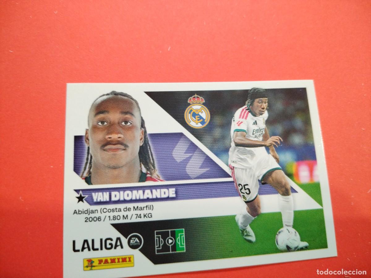 Cromos de f&uacute;tbol: ESTE 2026 2027 FICHAJE N 39 DIOMANDE DEL REAL MADRID