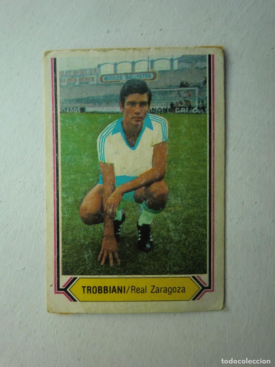 Cromos de f&uacute;tbol: Cromo de f&uacute;tbol LIGA ESTE 80-81 1980-1981: TROBBIANI (Zaragoza), &uacute;ltimos fichajes N&ordm; 3