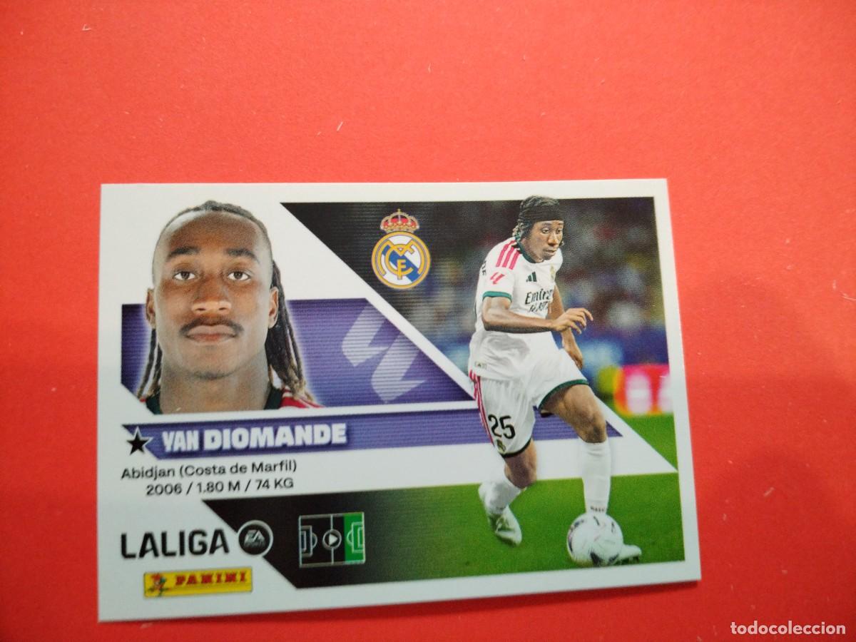Cromos de f&uacute;tbol: ESTE 2026 2027 FICHAJE N 39 DIOMANDE DEL REAL MADRID