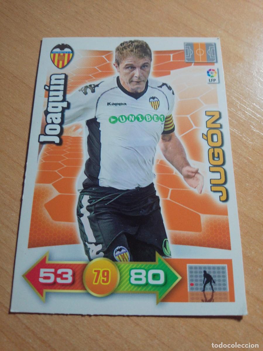 Cromos de f&uacute;tbol: JOAQU&Iacute;N JUG&Oacute;N VALENCIA 10 11 ADRENALYN XL 2010 2011 PANINI