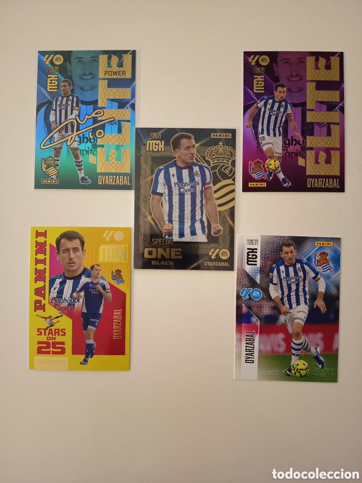 Cromos de f&uacute;tbol: Lote Oyarzabal megacracks 2026-2027