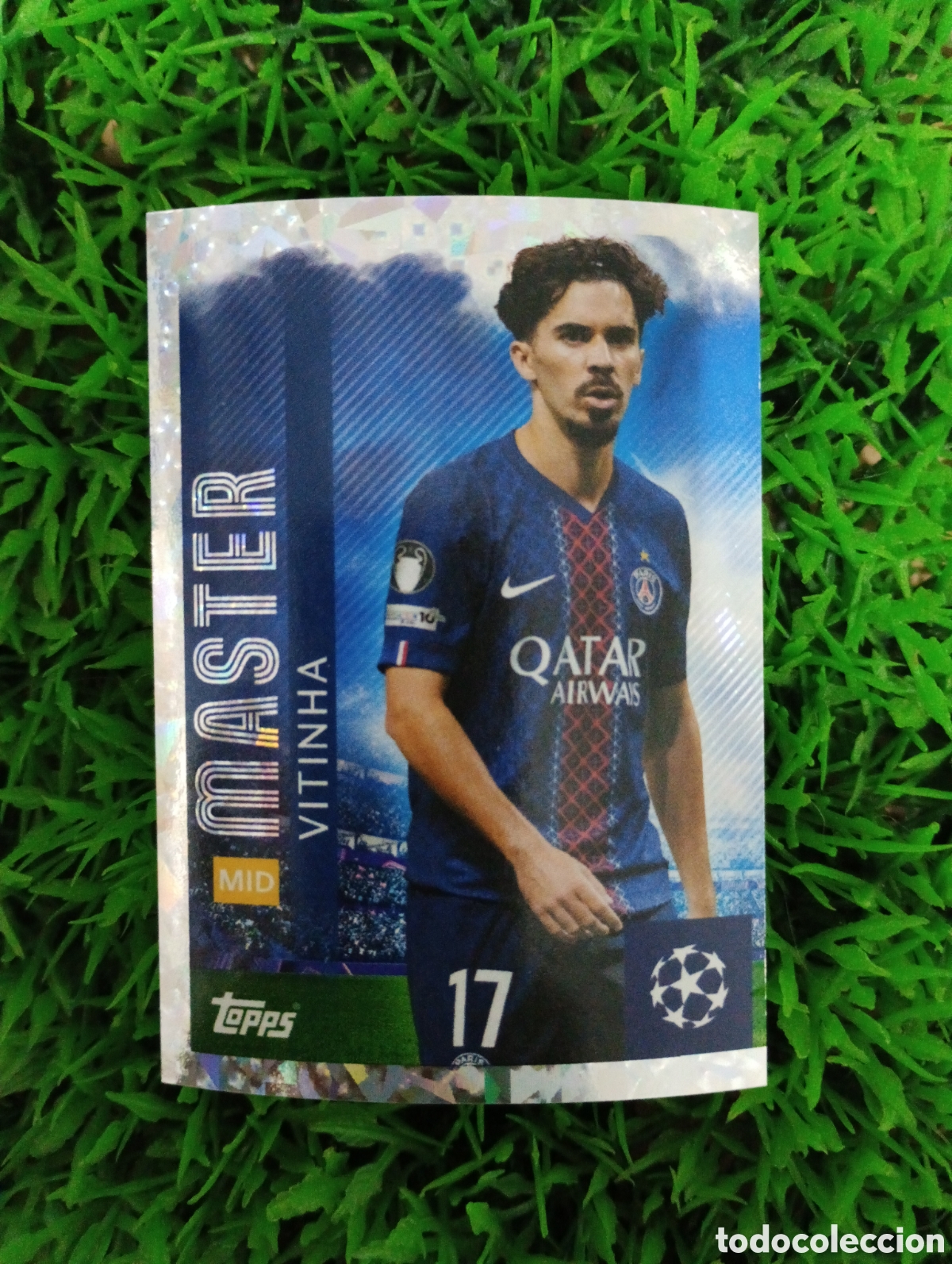 Cromos de f&uacute;tbol: Vitinha Paris Saint -Germain MASTER Champions League 25-26 # 360 NUNCA PEGADO