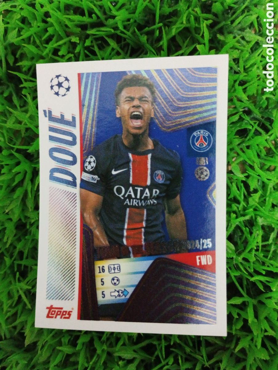 Football Stickers: Doue Paris Saint -Germain Champions League 25-26 # 13 NUNCA PEGADO