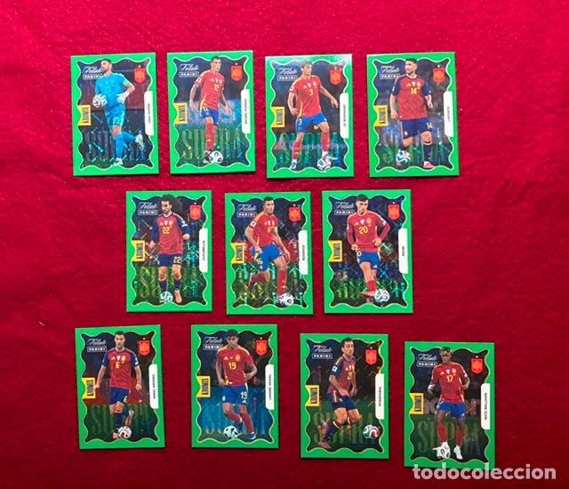 Football Stickers: PANINI TRIBUTO VAMOS CAMPEONES SELECCION ESPA&Ntilde;OLA 2010-2026 - SET COMPLETO - KROMIX SUPRA GREEN