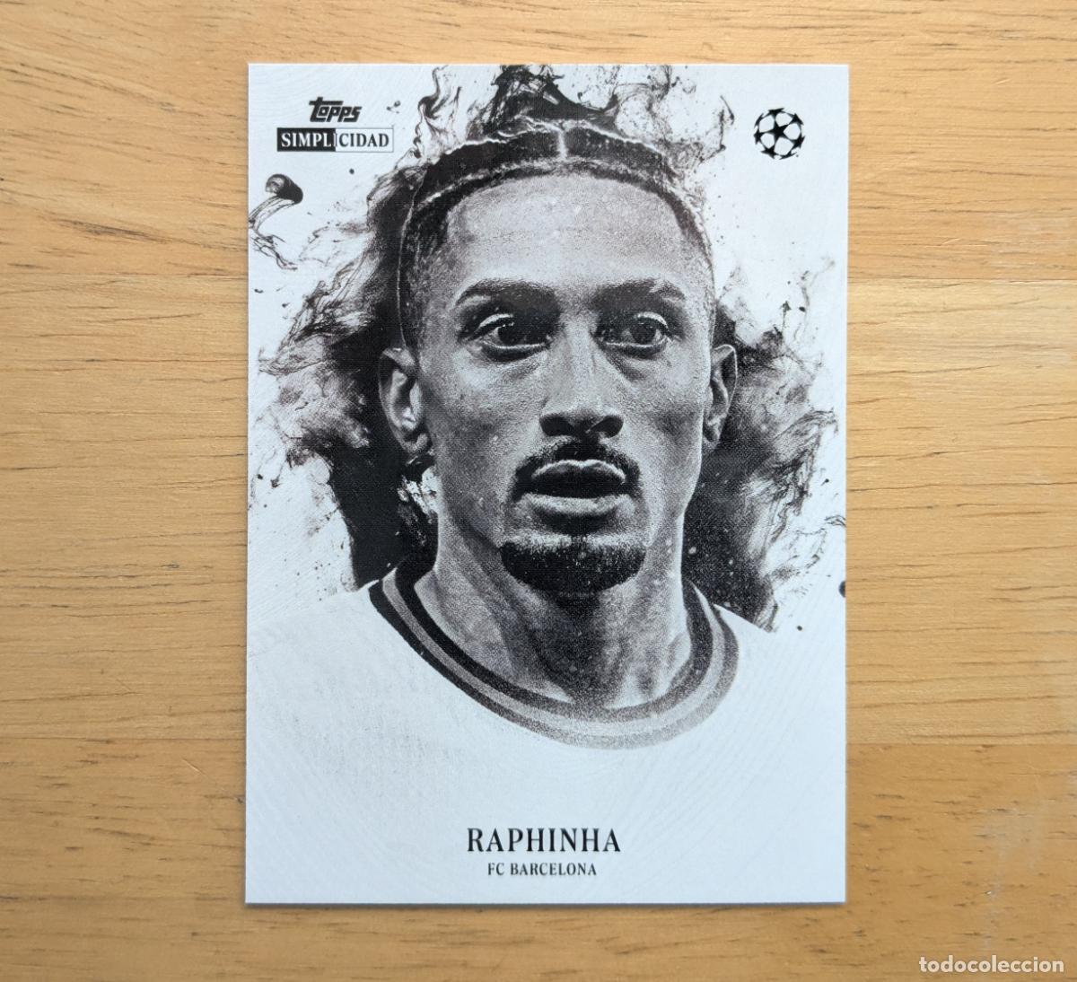 Cromos de f&uacute;tbol: TOPPS SIMPLICIDAD UCC 2025-2026 - RAPHINHA - FC BARCELONA - RETRATO