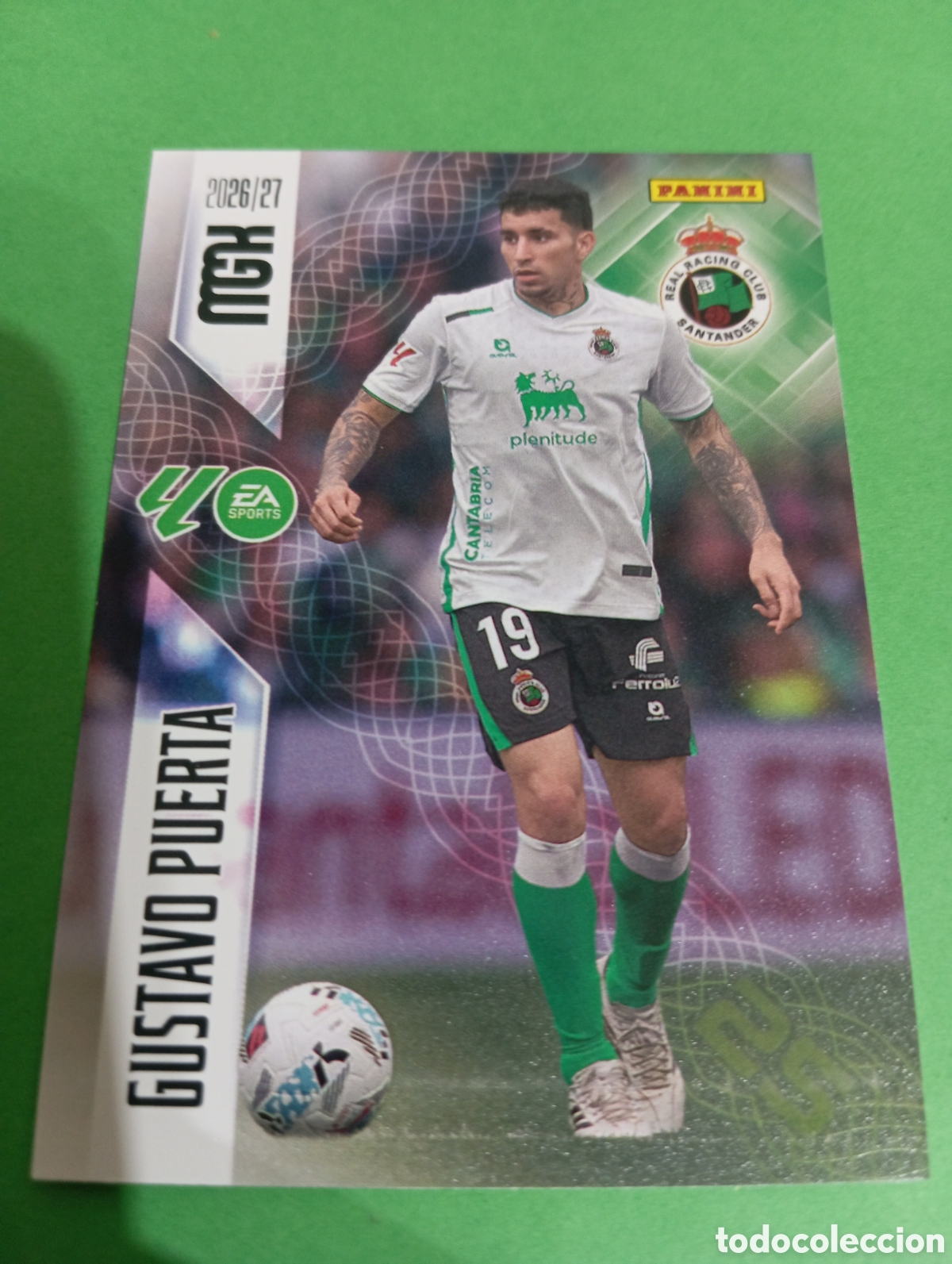 Cromos de f&uacute;tbol: Gustavo Puerta Racing de Santander n&deg;281 / PANINI MEGACRACKS 2026/2027