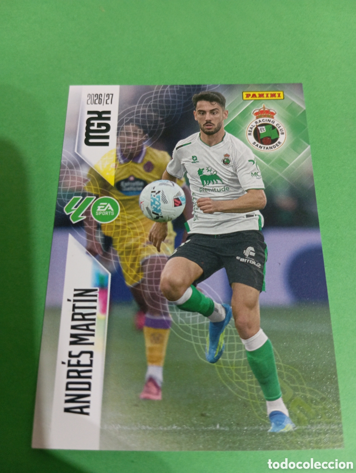 Cromos de f&uacute;tbol: Andr&eacute;s Mart&iacute;n Racing de Santander n&deg;285 / PANINI MEGACRACKS 2026/2027