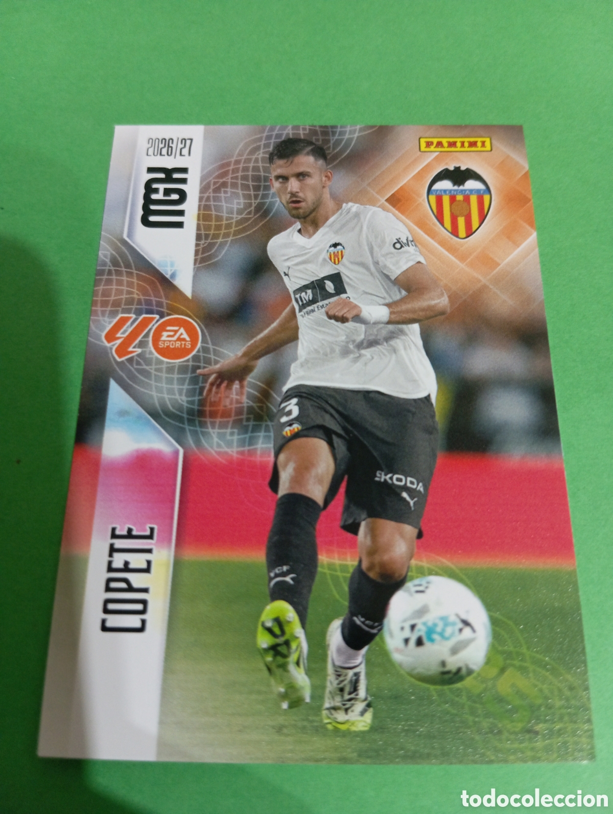 Cromos de f&uacute;tbol: Copete Valencia n&deg;349 / PANINI MEGACRACKS 2026/2027