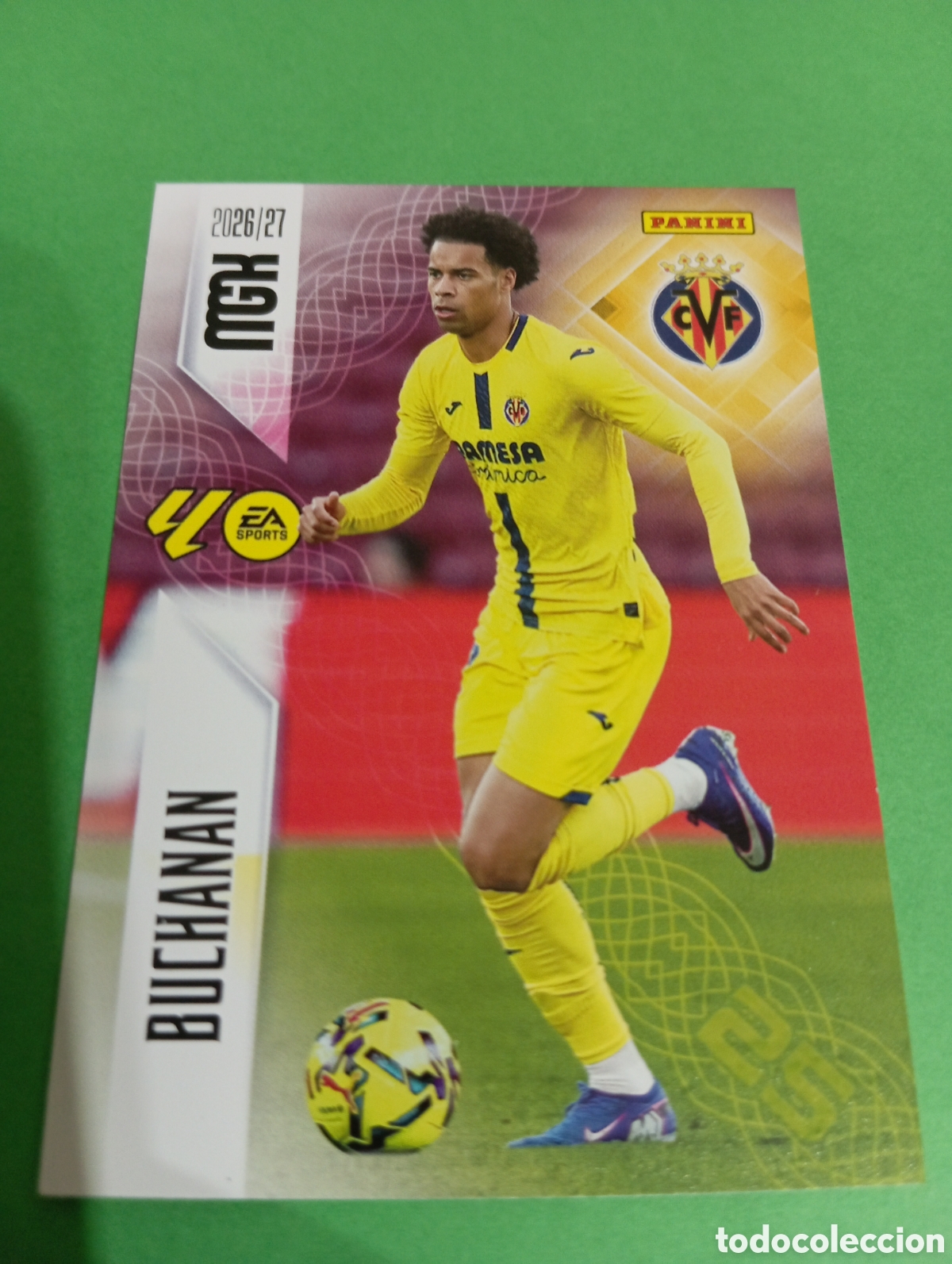 Cromos de f&uacute;tbol: Buchanan Villarreal n&deg;374 / PANINI MEGACRACKS 2026/2027