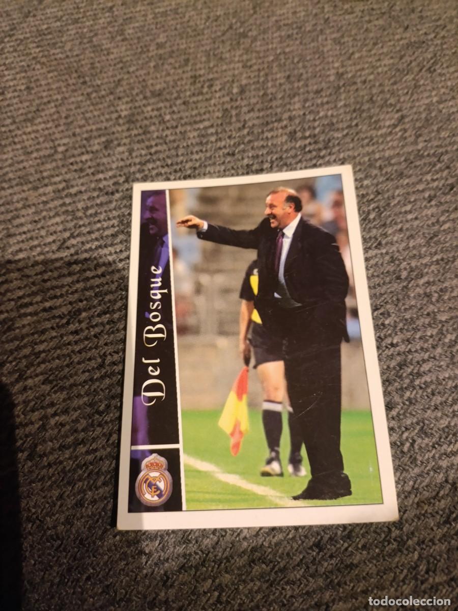 Cromos de f&uacute;tbol: Del Bosque Real Madrid mundicromo 2003