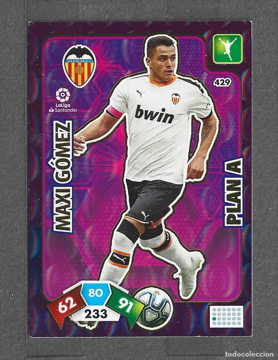 Cromos de f&uacute;tbol: Adrenalyn 19/20 - Maxi G&oacute;mez - N&ordm; 429 - Valencia - ( PAN A )