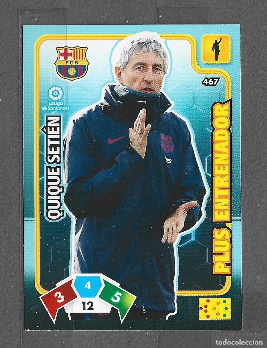 Cromos de f&uacute;tbol: Adrenalyn 19/20 - Kike Seti&eacute;n - N&ordm; 467 - Barcelona - ( Plus Entrenador )