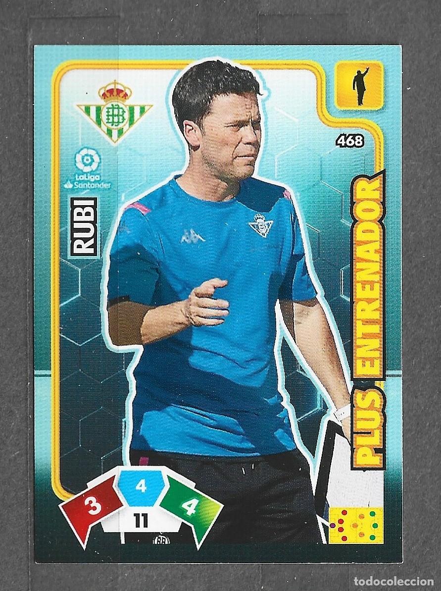 Cromos de f&uacute;tbol: Adrenalyn 19/20 - Rubi - N&ordm; 468 - Real Betis - ( Plus Entrenador )