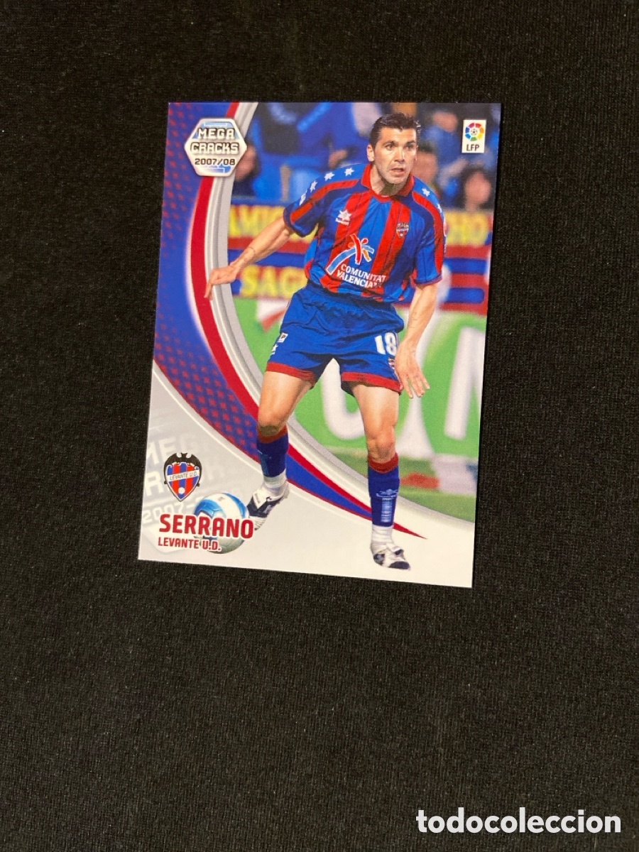 Cromos de f&uacute;tbol: SERRANO 150 (LEVANTE) MEGA