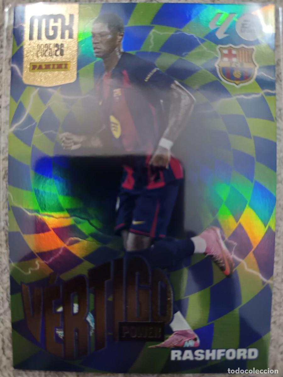 Cromos de f&uacute;tbol: MEGACRACKS 2025-2026 P 509 RASHFORD BARCELONA BAR&Ccedil;A V&Eacute;RTIGO POWER