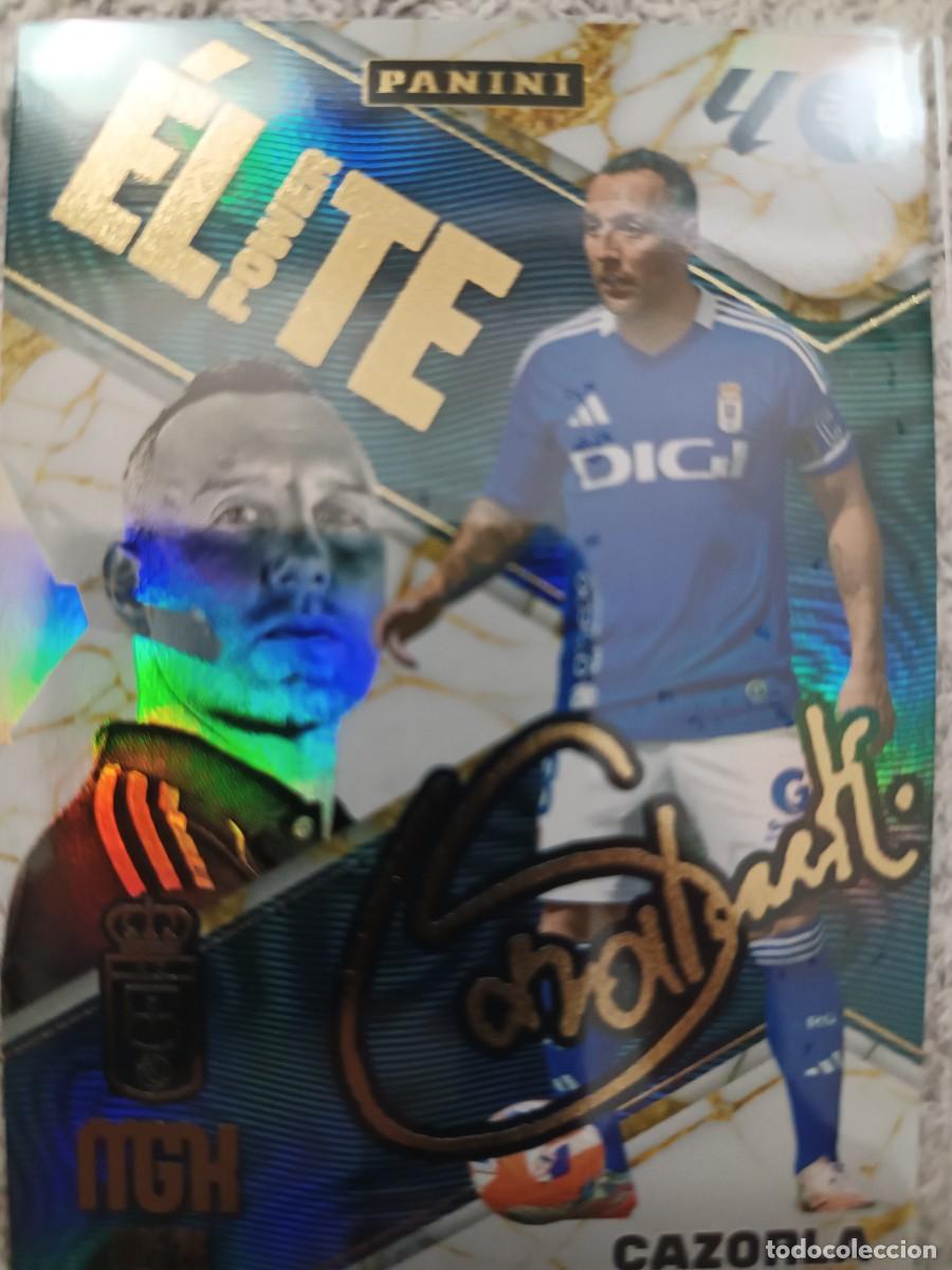 Fu&szlig;ball-Sticker: MEGACRACKS 2025-2026 P 507 SANTI CAZORLA OVIEDO &Eacute;LITE POWER FIRMADA