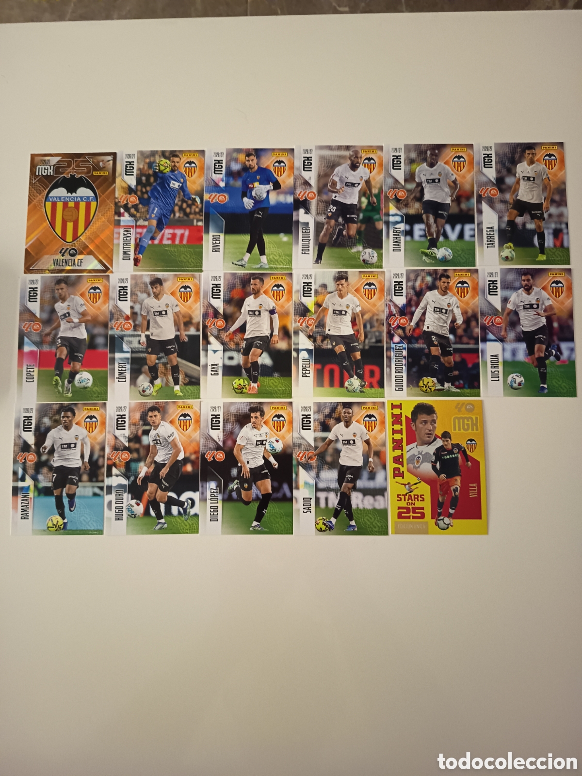 Cromos de f&uacute;tbol: Valencia megacracks 2026-2027