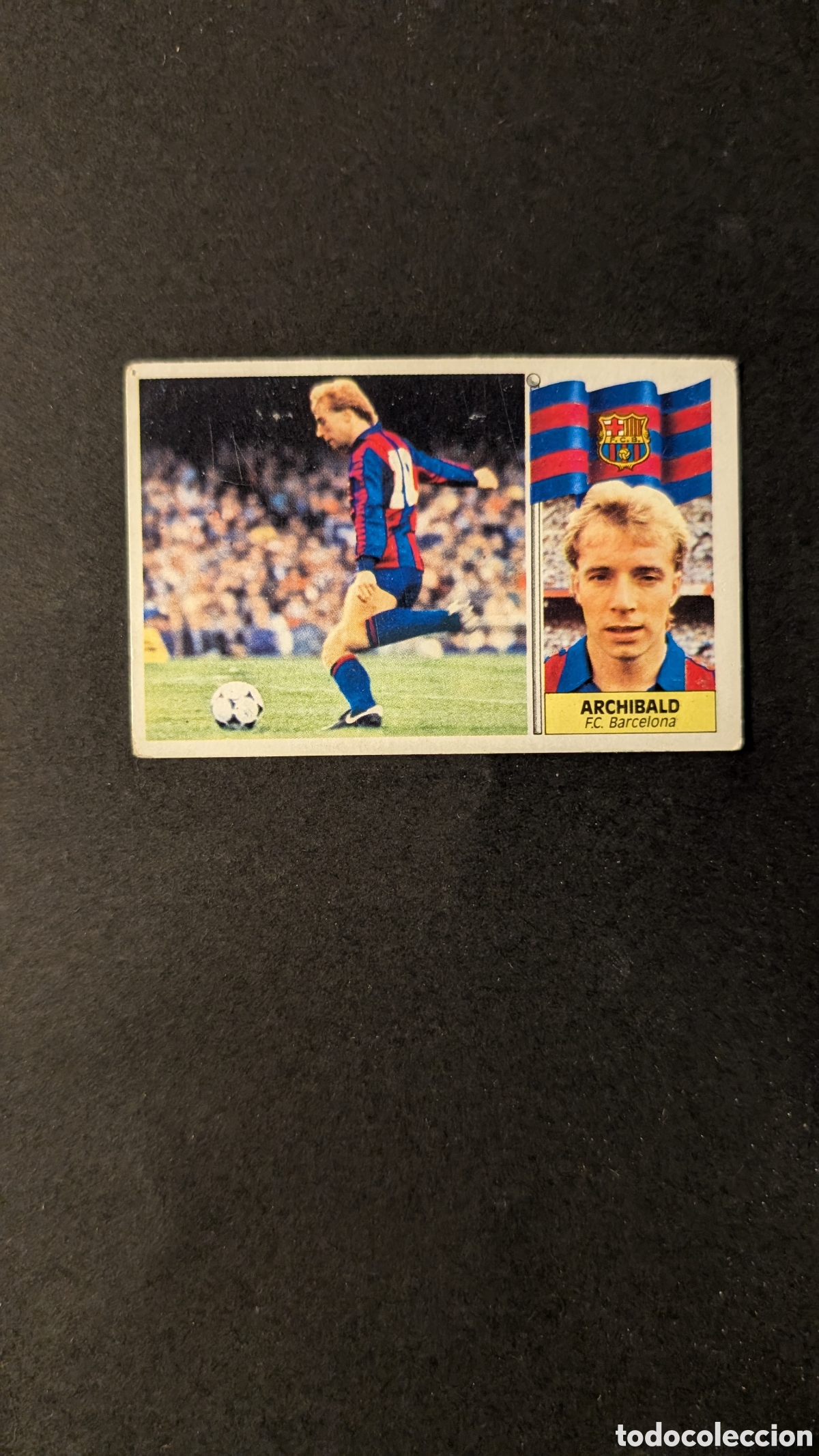 Fu&szlig;ball-Sticker: L1 ARCHIBALD BARCELONA LIGA ESTE 1986/87 86 87 DESPEGADO LEVE