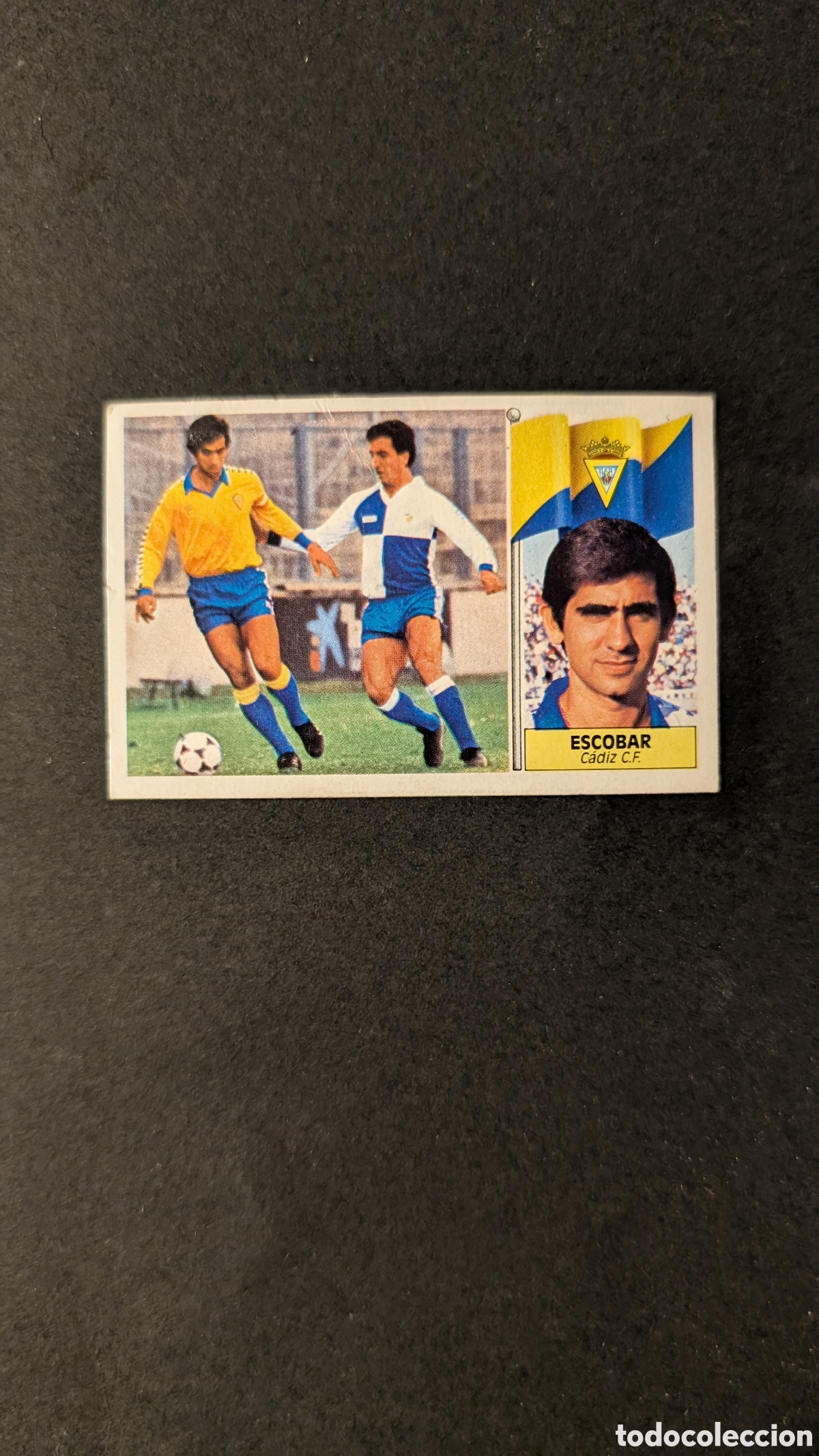 Cromos de f&uacute;tbol: L1 ESCOBAR CADIZ BAJA LIGA ESTE 1986/87 86 87 DESPEGADO