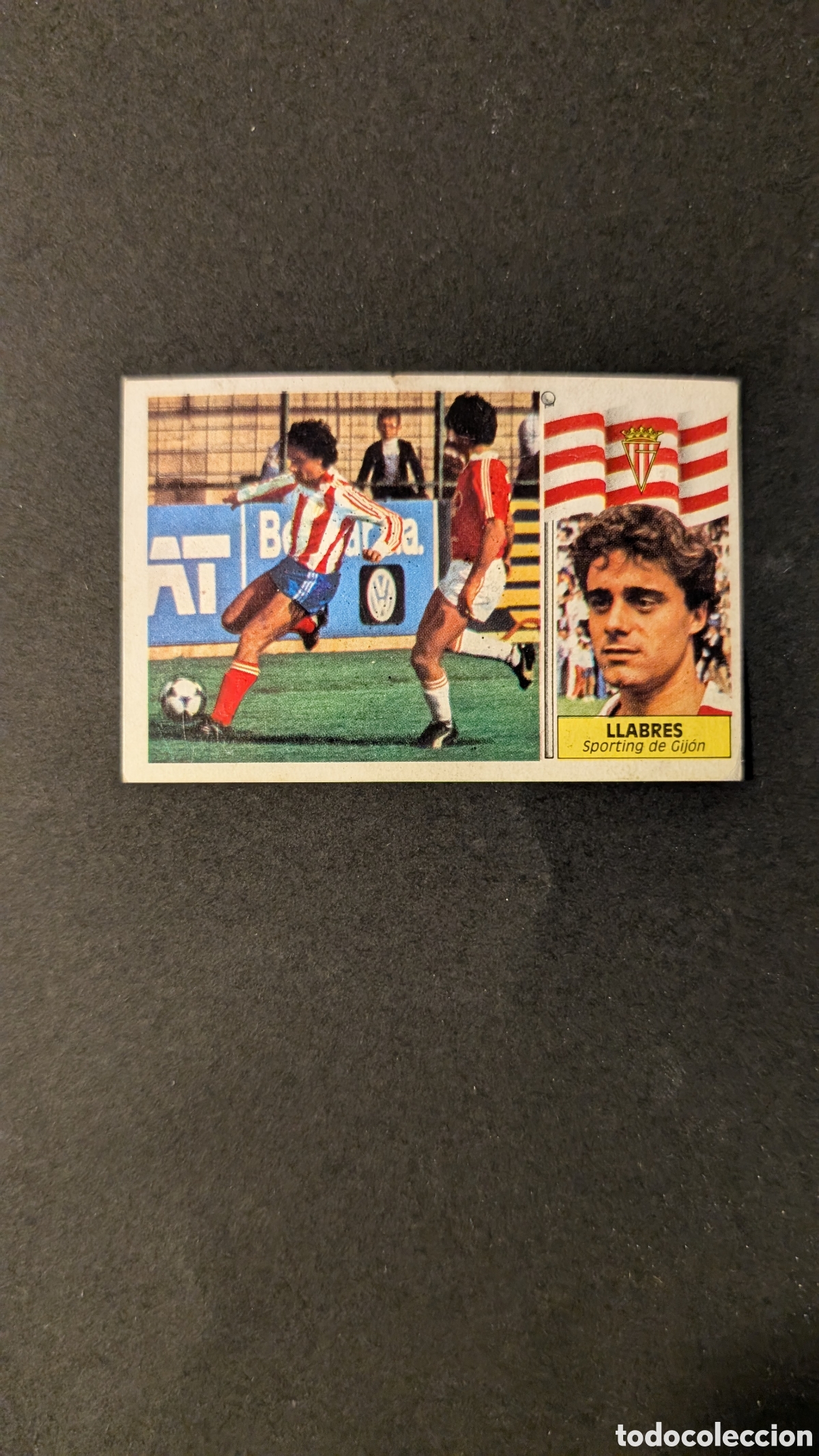 Figurine di Calcio: L1 LLABRES SPORTING GIJON BAJA LIGA ESTE 1986/87 86 87 DESPEGADO