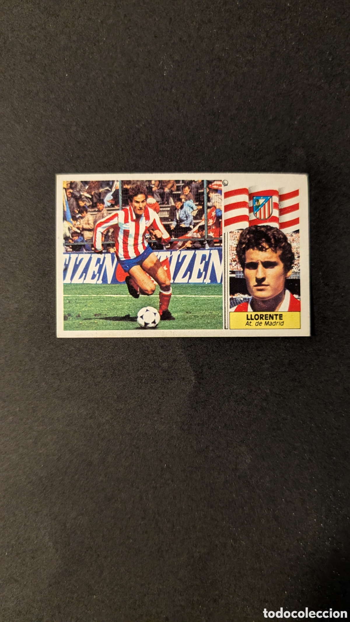 Cromos de Futebol: L1 LLORENTE ATLETICO MADRID VERSION LIGA ESTE 1986/87 86 87 DESPEGADO