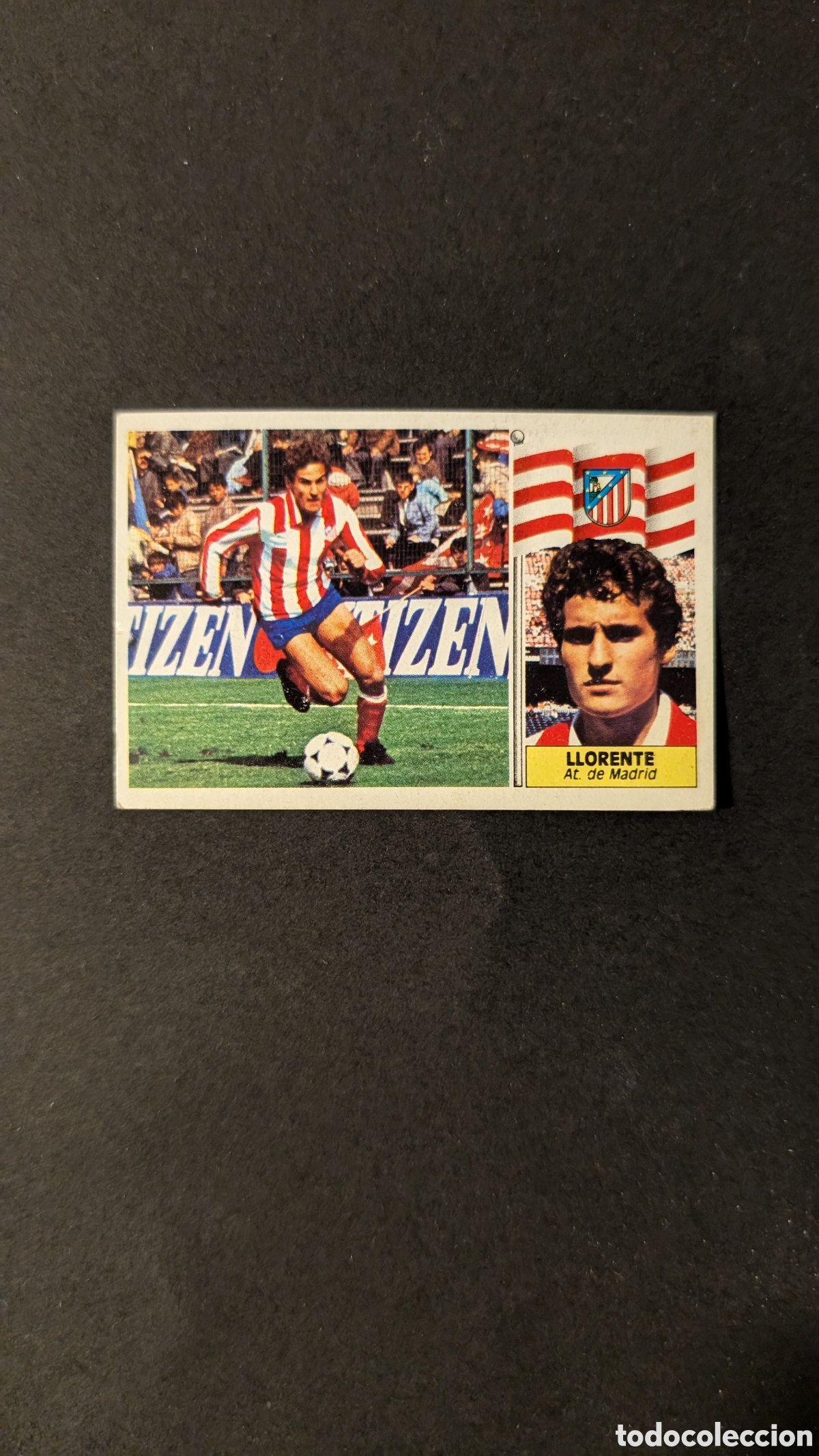 Cromos de Futebol: L1 LLORENTE ATLETICO MADRID VERSION LIGA ESTE 1986/87 86 87 DESPEGADO