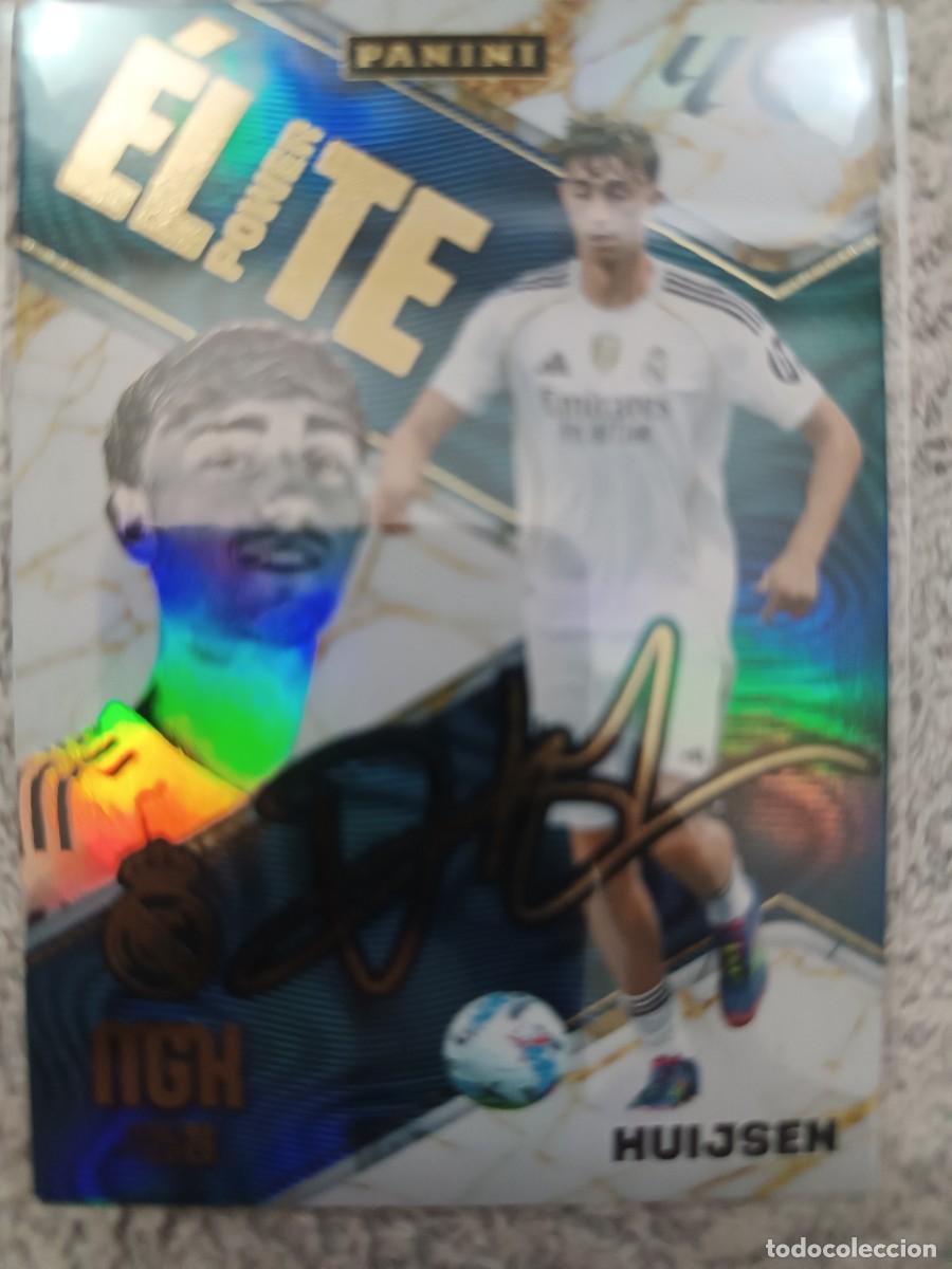 Figurine di Calcio: MEGACRACKS 2025-2026 P505 HUIJSEN REAL MADRID &Eacute;LITE POWER FIRMADA