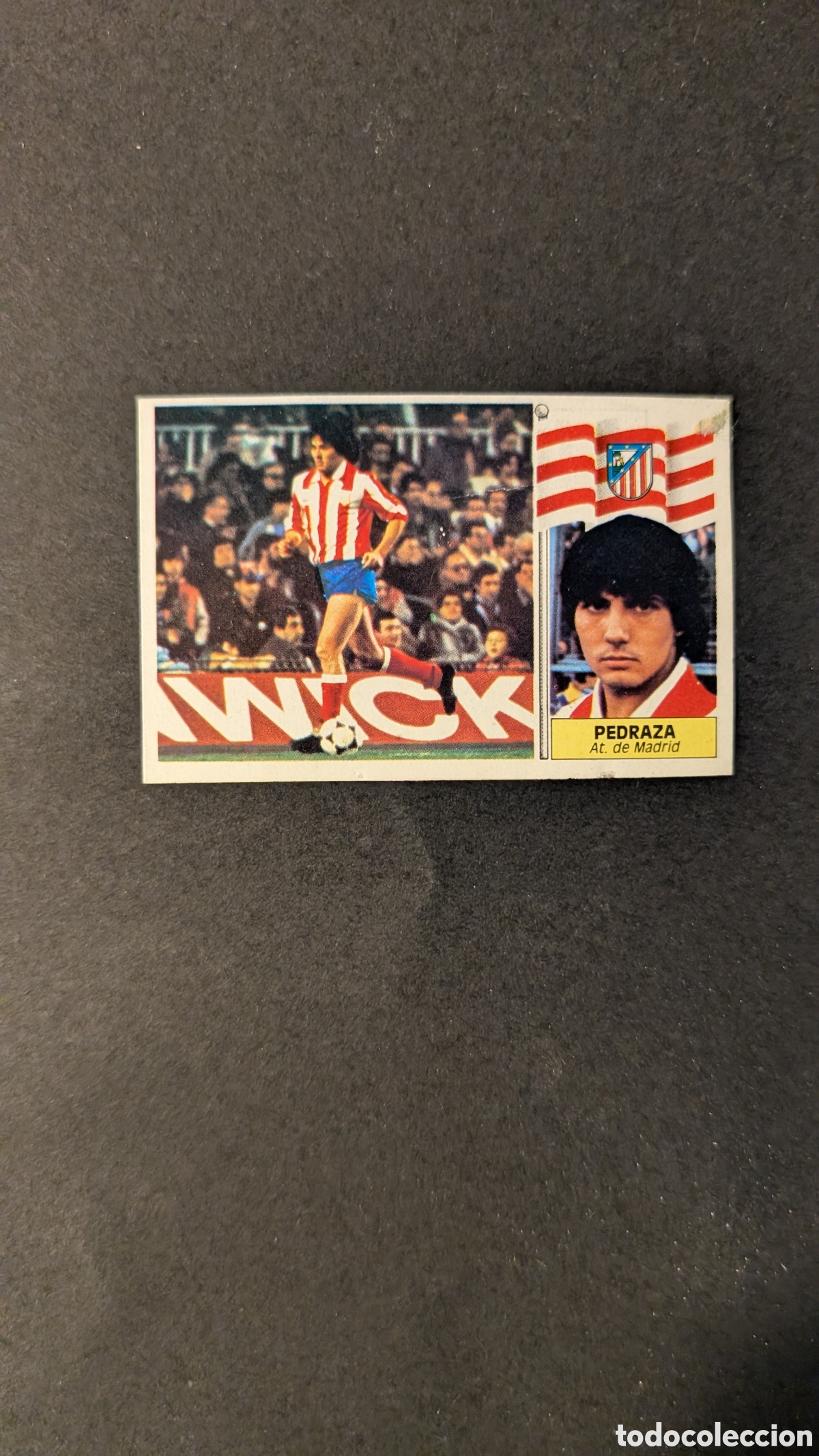 Figurine di Calcio: L1 PEDRAZA ATLETICO MADRID BAJA LIGA ESTE 1986/87 86 87 DESPEGADO