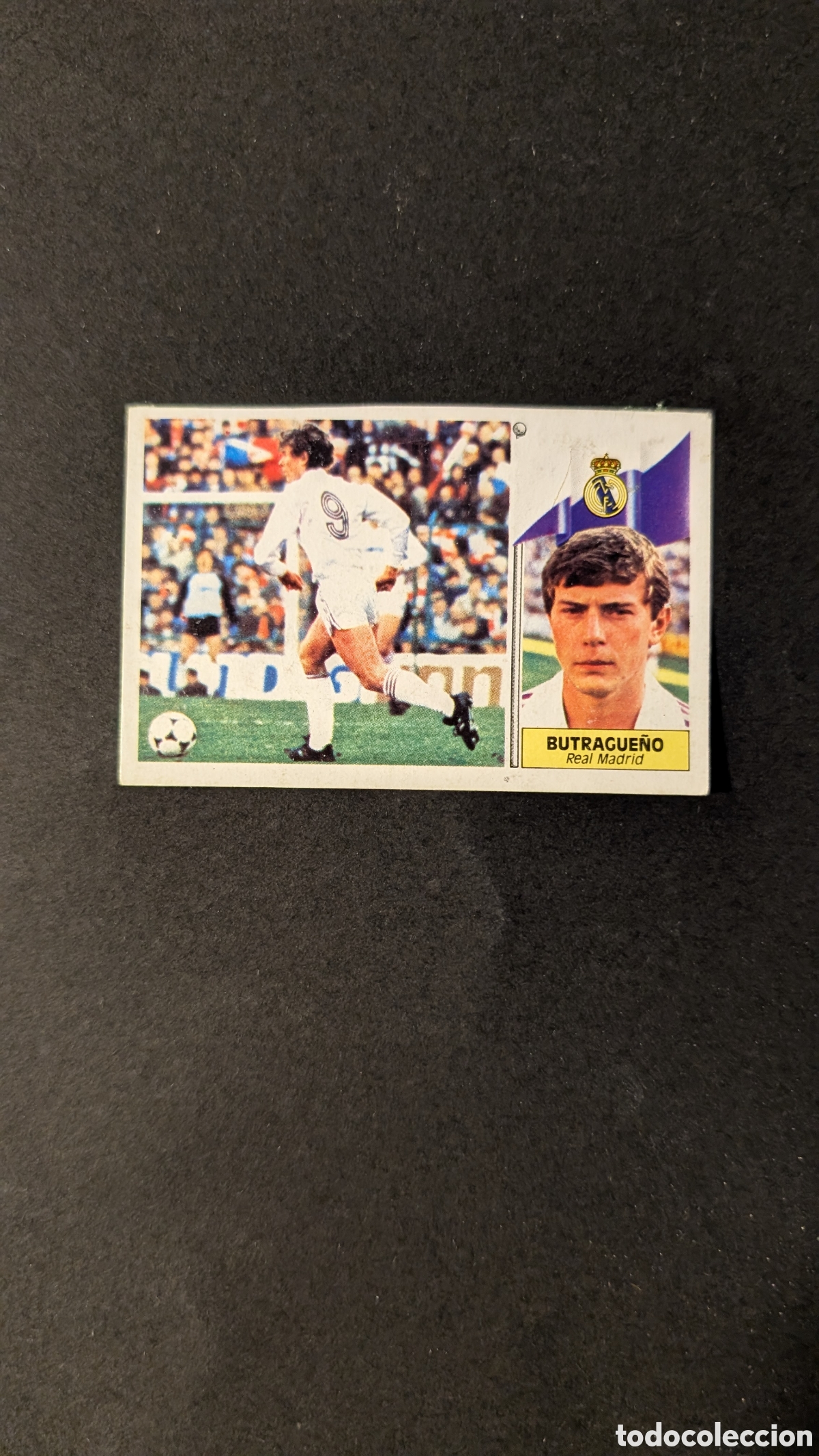 Figurine di Calcio: L1 BUTRAGUE&Ntilde;O REAL MADRID LIGA ESTE 1986/87 86 87 DESPEGADO